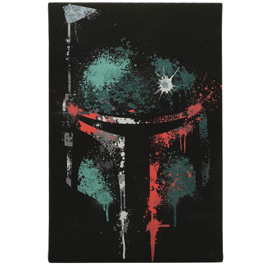 Star Wars Canvas Wall Art - Boba Fett Painting