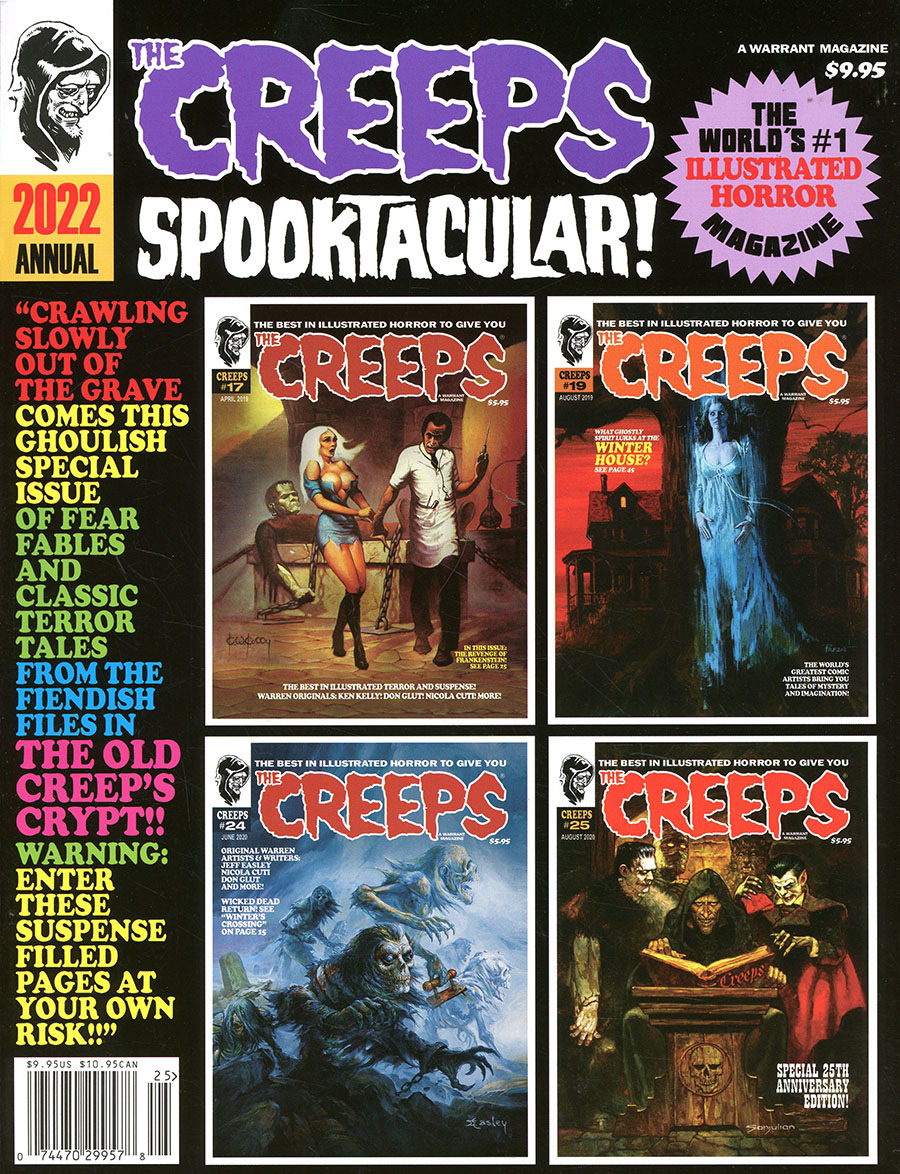 Creeps Spooktacular Annual Magazine #4 2022 (Limit 1 Per Customer)