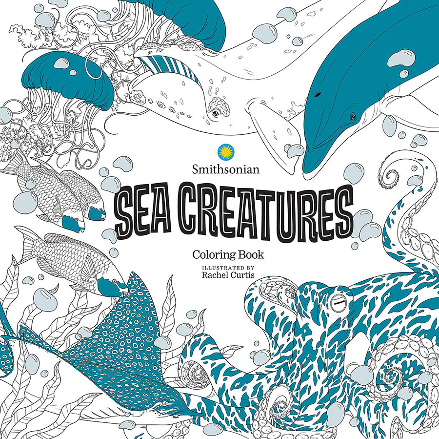 Sea Creatures A Smithsonian Coloring Book TP