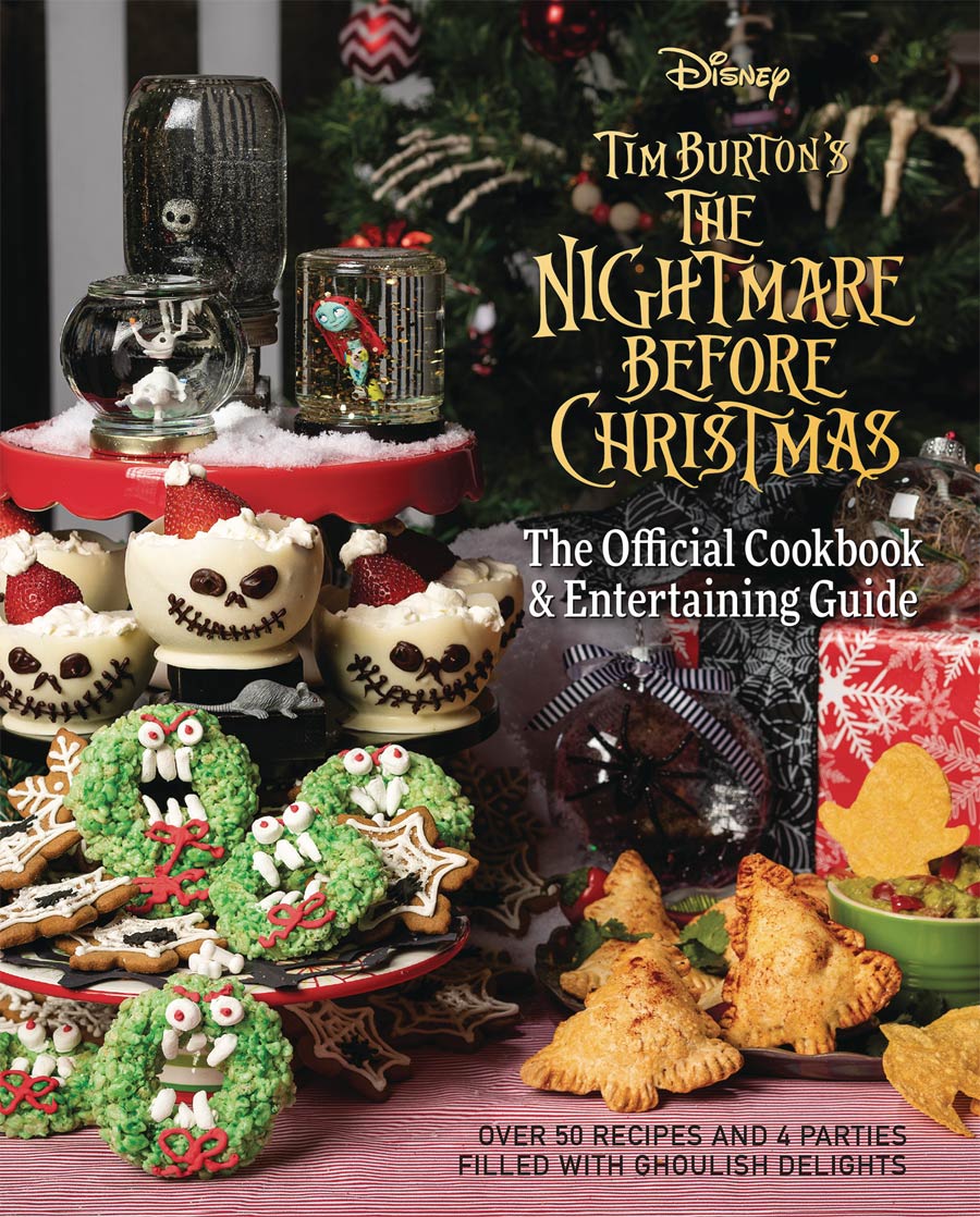 Tim Burtons Nightmare Before Christmas Official Cookbook & Entertaining Guide HC