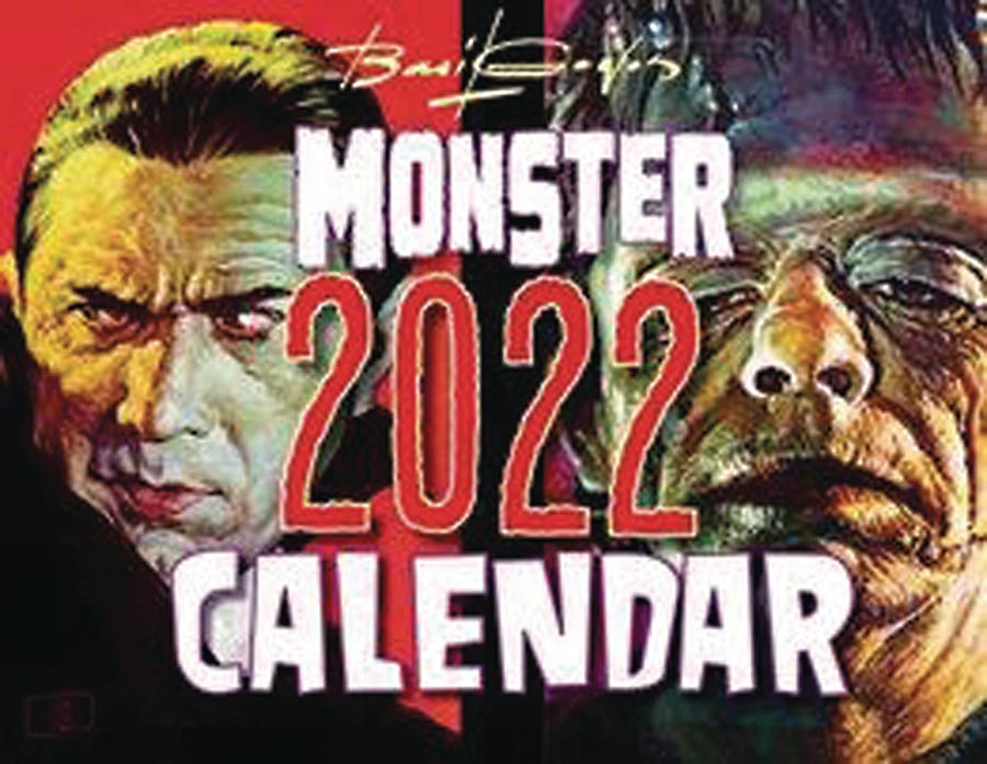 Basil Gogos 2022 Monster Calendar