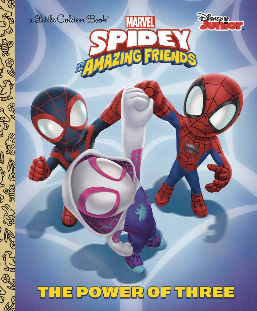 Spidey And His Amazing Friends Power Of Three Little Golden Book HC