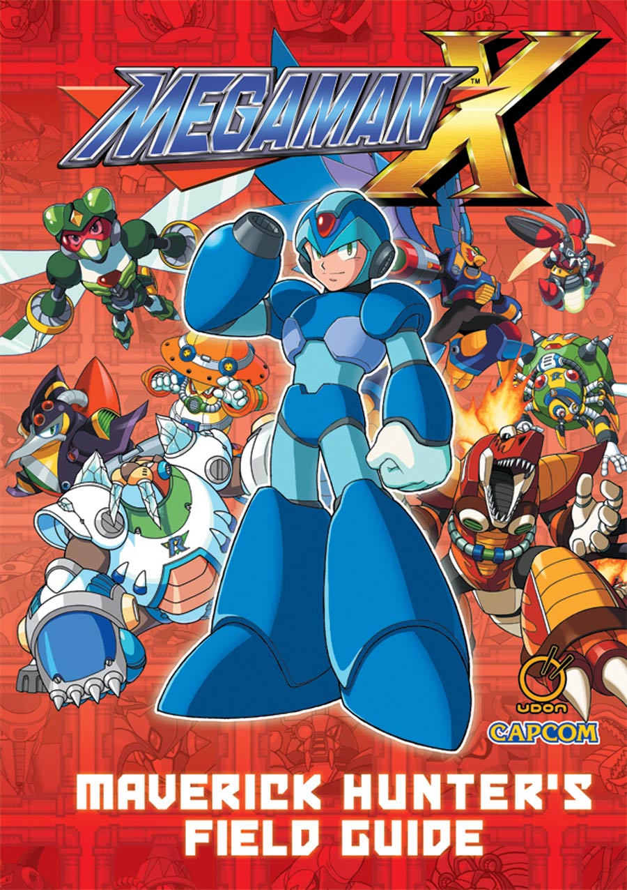 Mega Man X Maverick Hunters Field Guide HC
