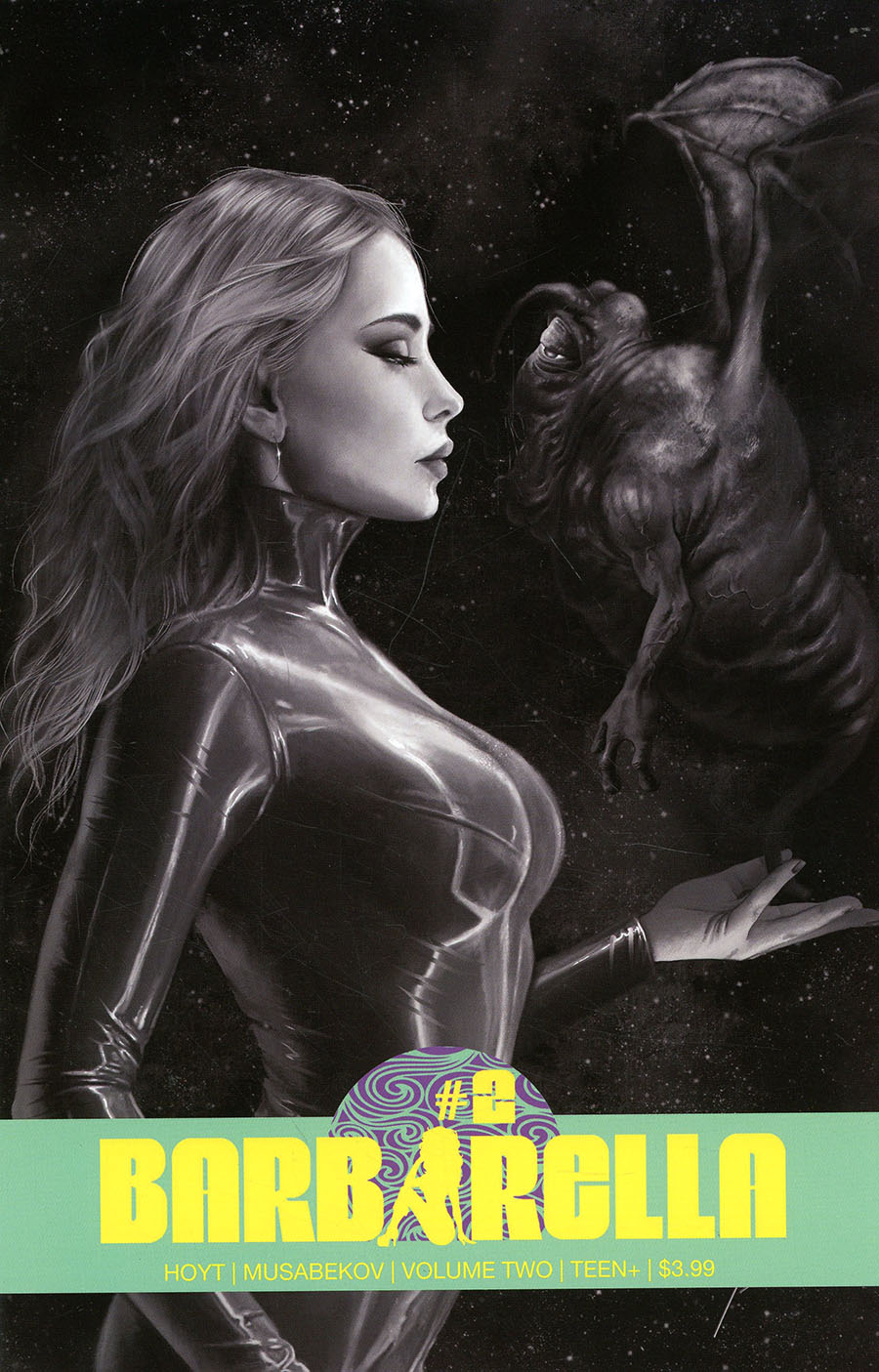 Barbarella Vol 2 #2 Cover K Incentive Carla Cohen Black & White Cover