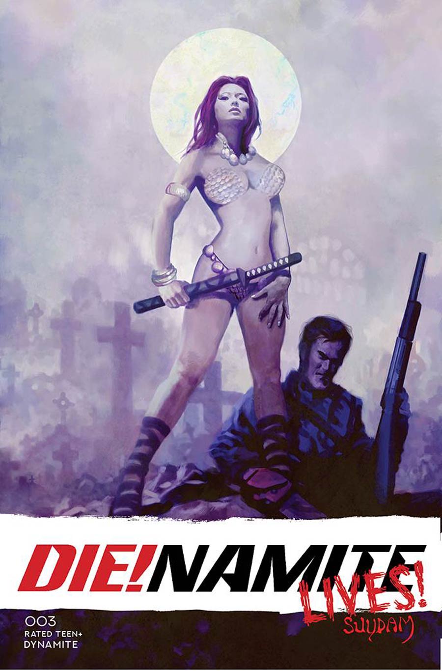 DieNamite Lives #3 Cover H Incentive Arthur Suydam Non-Zombie Variant Cover