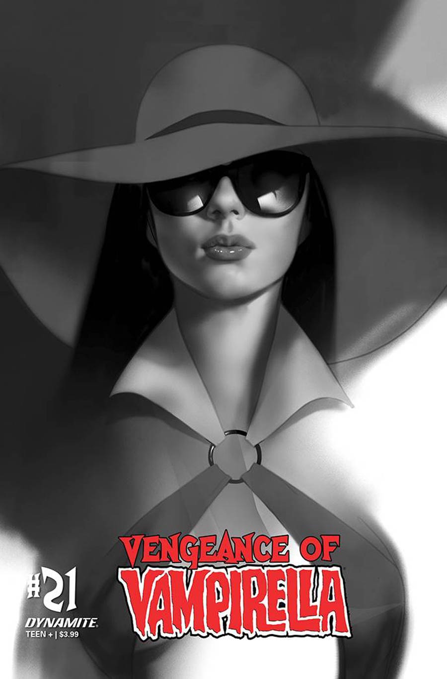 Vengeance Of Vampirella Vol 2 #21 Cover G Incentive Ben Oliver Black & White Cover