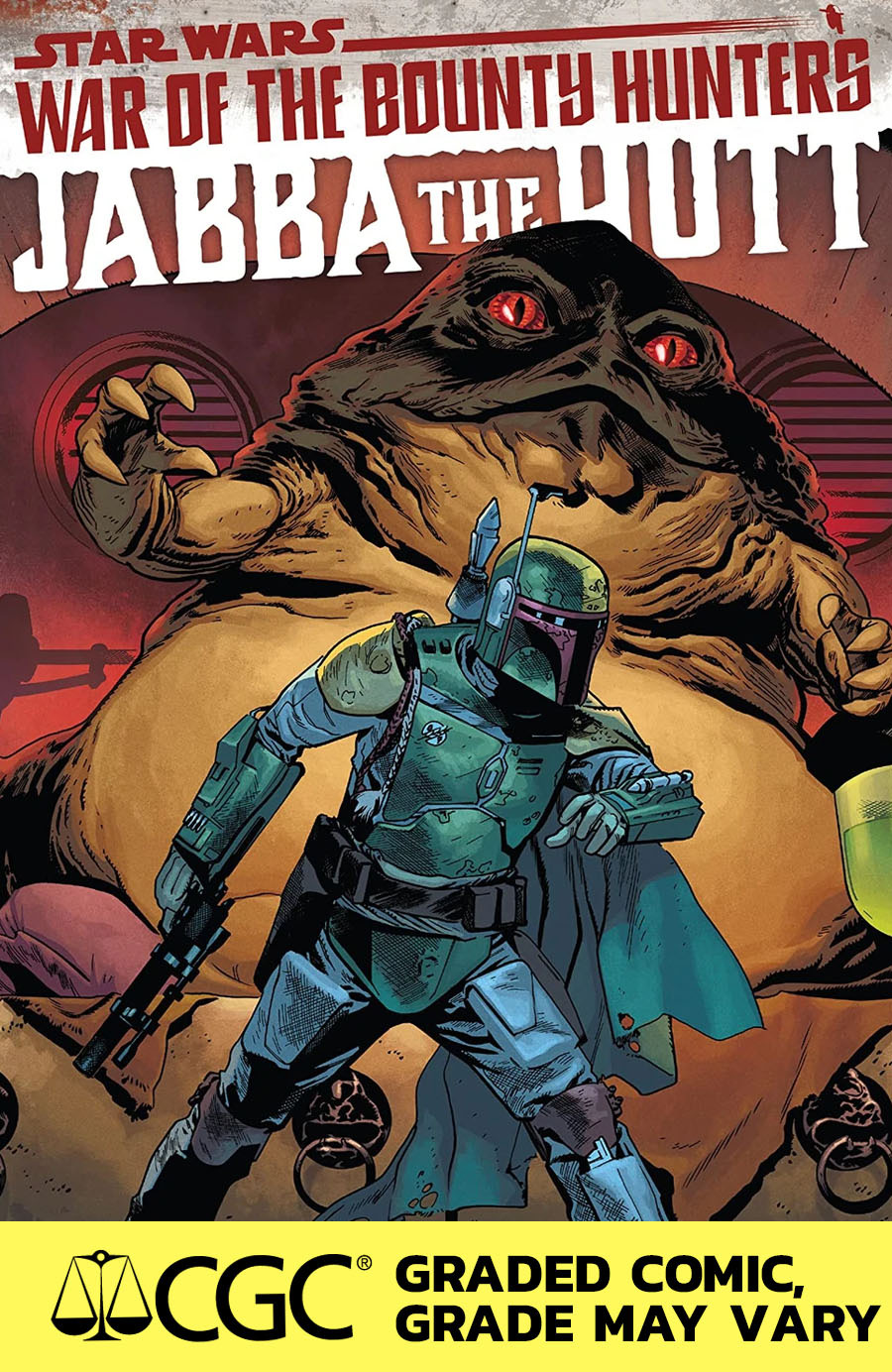 Star Wars War Of The Bounty Hunters Jabba The Hutt #1 (One Shot) Cover F DF CGC Graded 9.6 Or Higher
