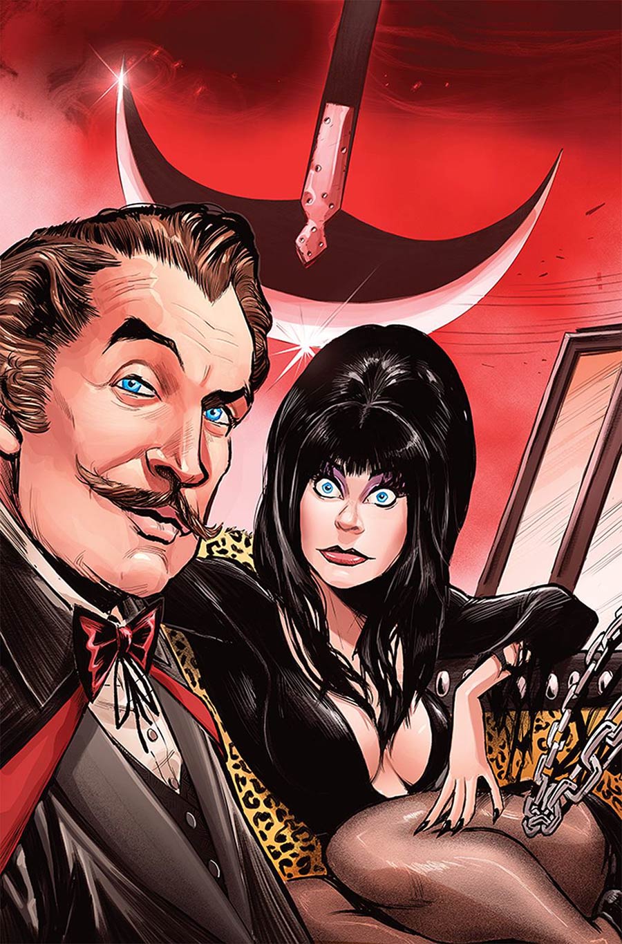 Elvira Meets Vincent Price #1 Cover L Limited Edition Juan Samu Virgin Cover