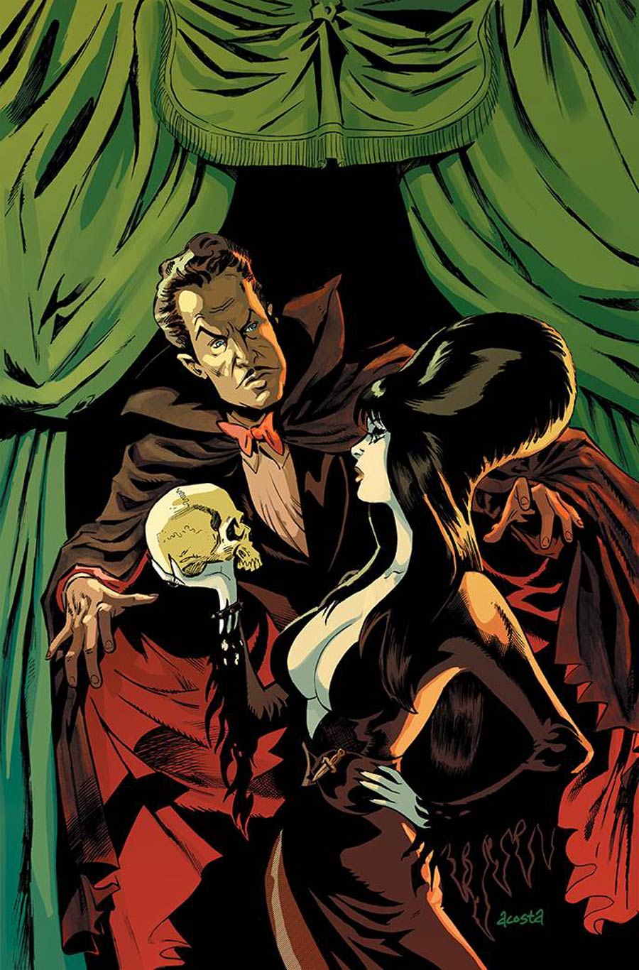 Elvira Meets Vincent Price #1 Cover N Limited Edition Dave Acosta Virgin Cover