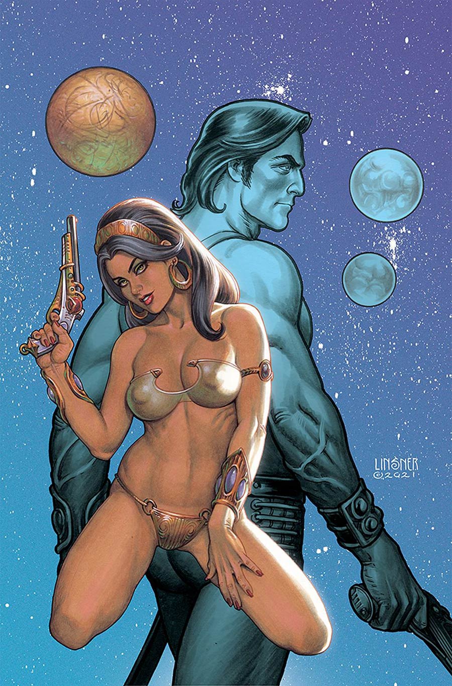 Dejah Thoris Versus John Carter Of Mars #2 Cover L Limited Edition Joseph Michael Linsner Virgin Cover