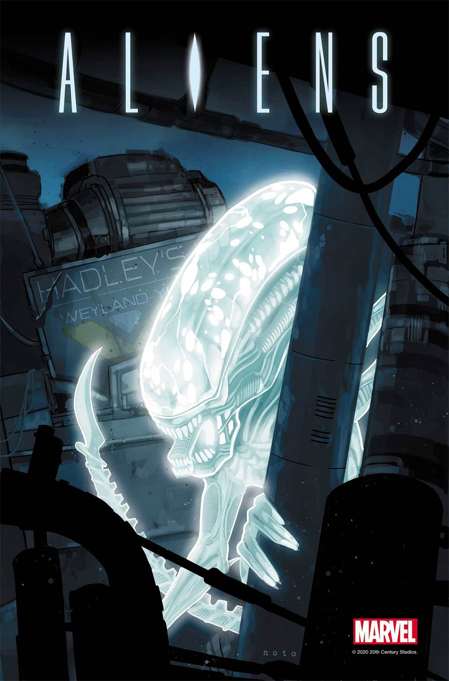 Aliens Aftermath #1 (One Shot) Cover D DF Signed By Benjamin Percy