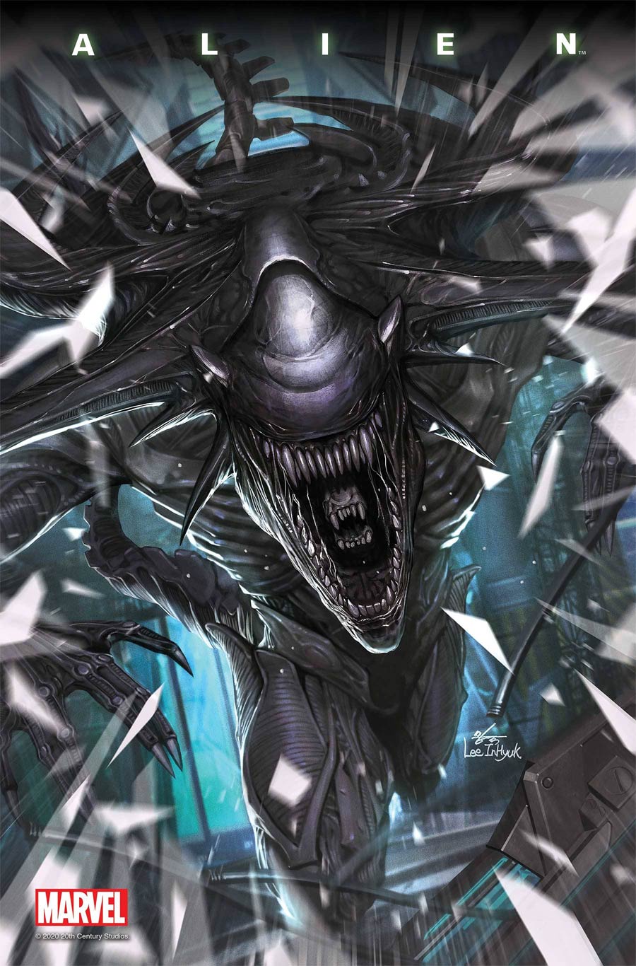 Alien #5 Cover E DF Signed By Phillip Kennedy Johnson