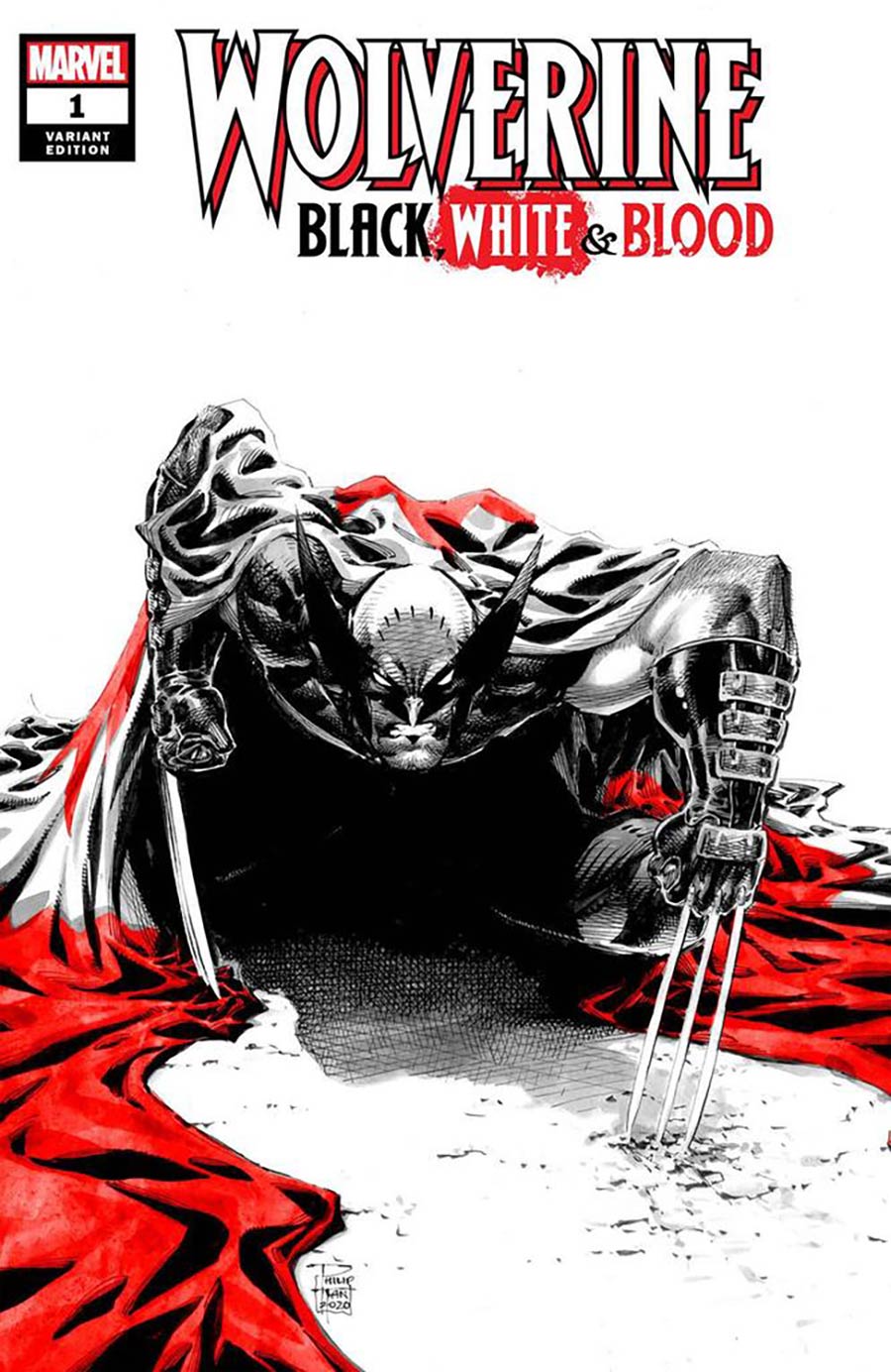 Wolverine Black White & Blood #1 Cover G DF Comicxposure Exclusive Philip Tan Variant Cover
