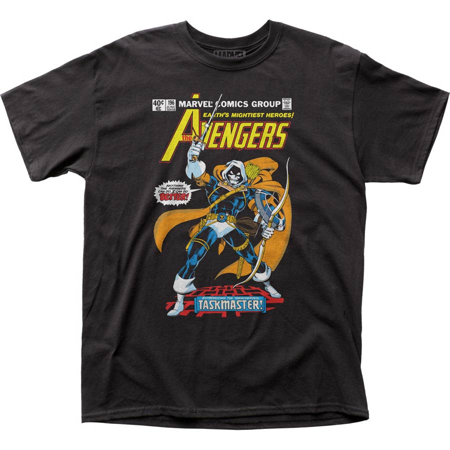 Avengers 196 Taskmaster Black T-Shirt Large