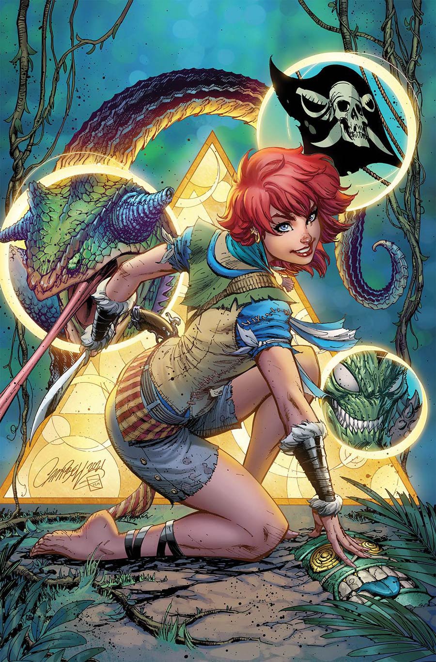 Bermuda #2 Cover D Incentive J Scott Campbell Virgin Variant Cover