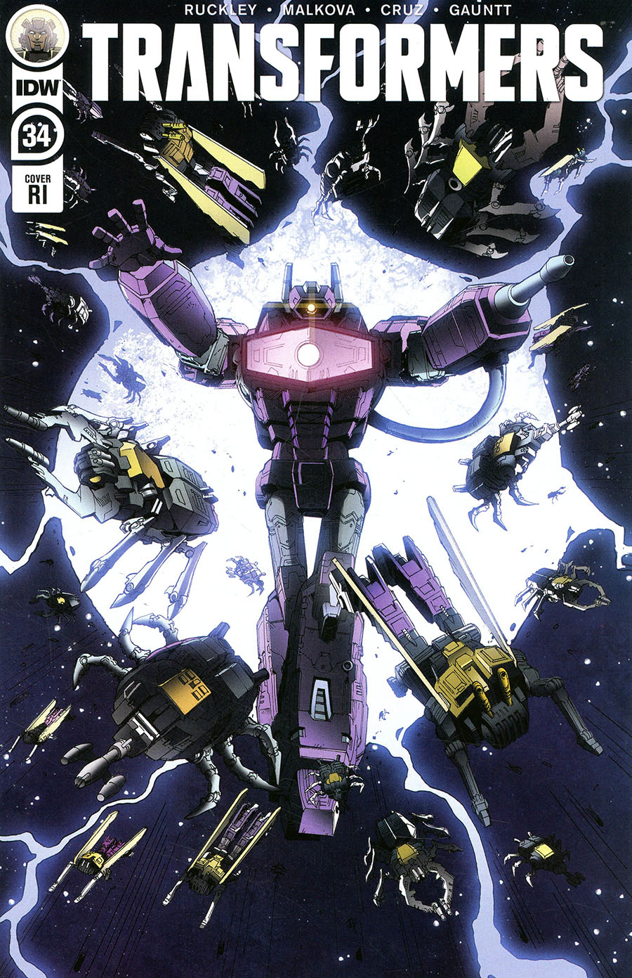 Transformers Vol 4 #34 Cover C Incentive Andrew Griffith Variant Cover