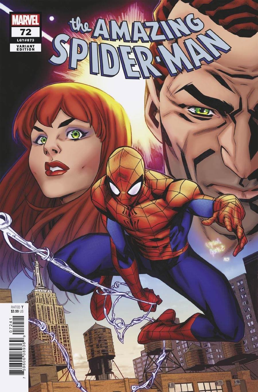 Amazing Spider-Man Vol 5 #72 Cover D Incentive Carlos Gomez Variant Cover (Sinister War Tie-In)