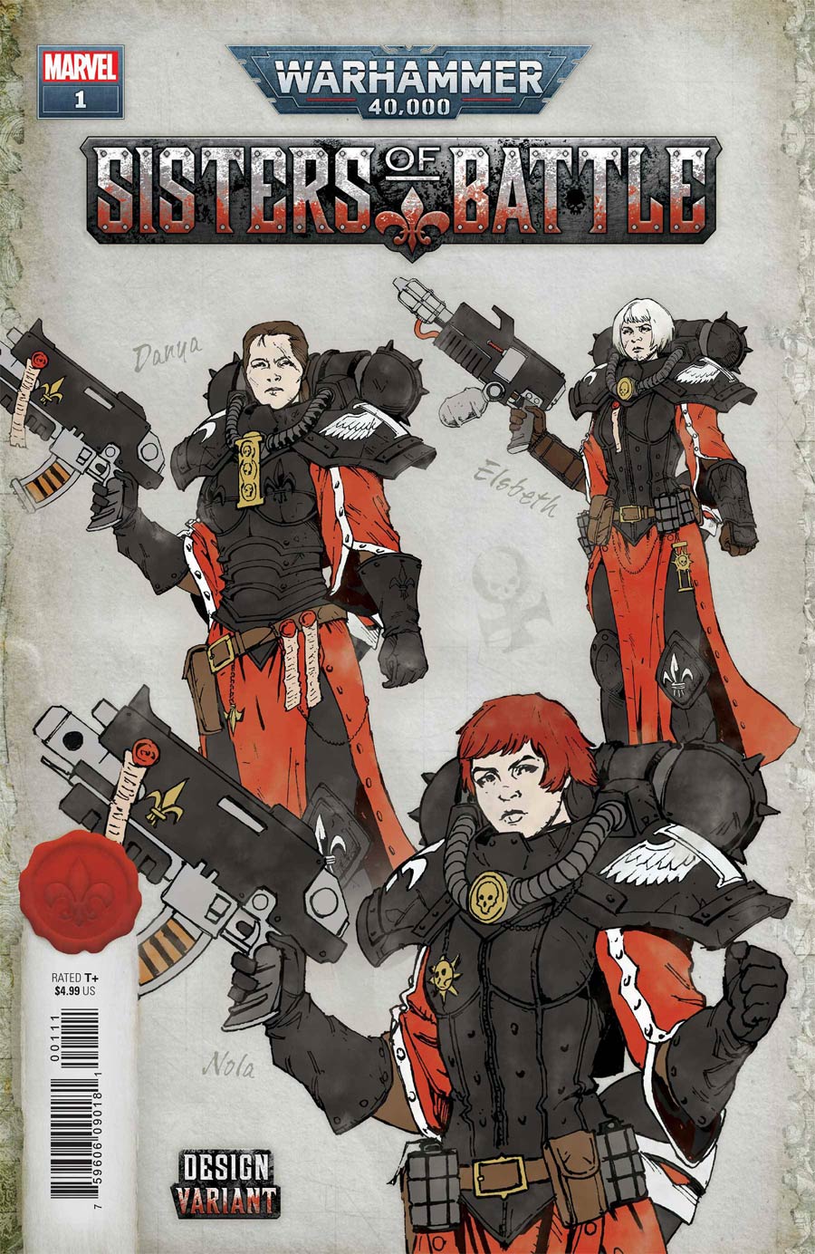 Warhammer 40000 Sisters Of Battle #1 Cover C Incentive Edgar Salazar Design Variant Cover