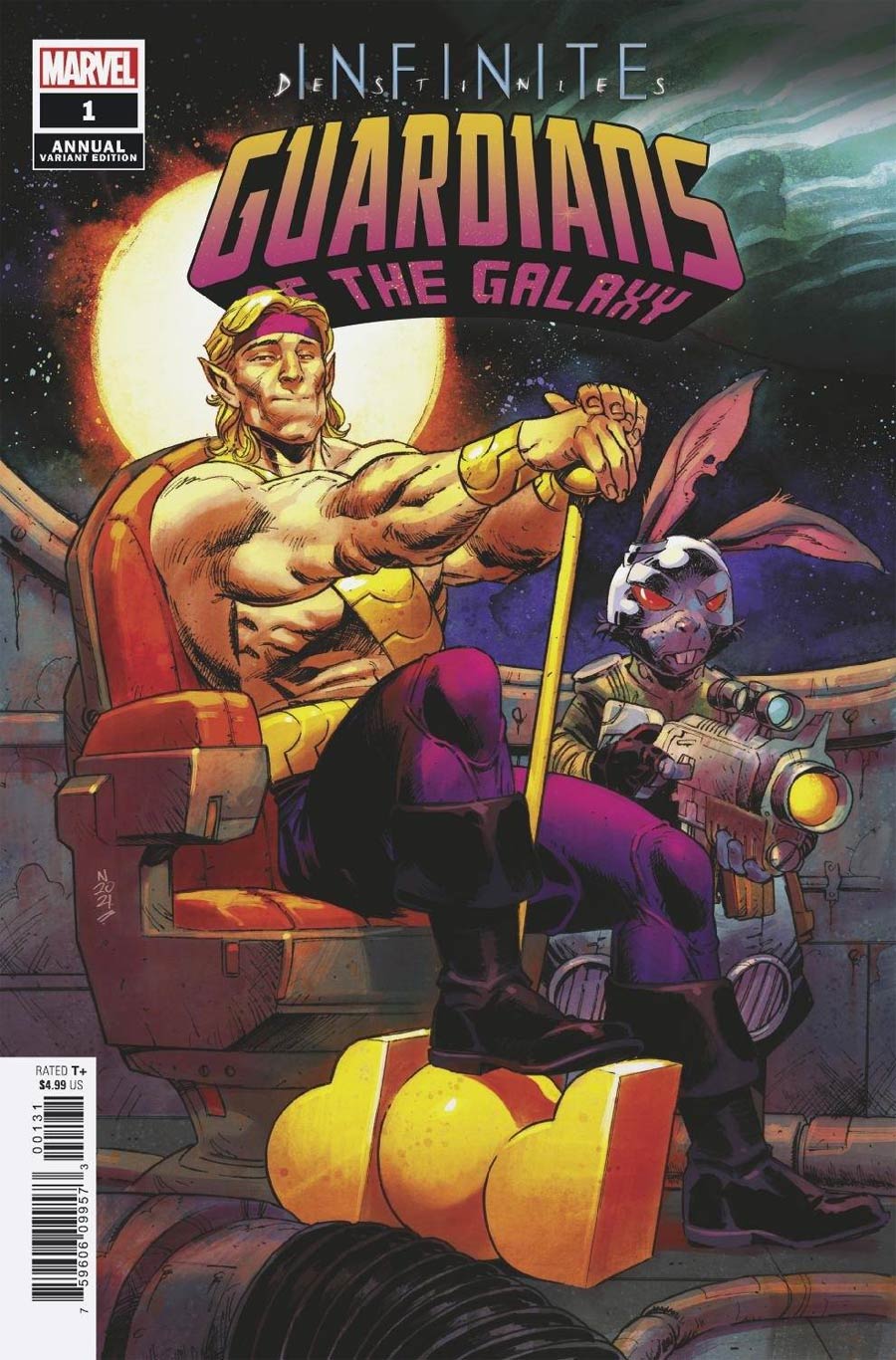 Guardians Of The Galaxy Vol 6 Annual #1 Cover C Incentive Nic Klein Variant Cover (Infinite Destinies Tie-In)