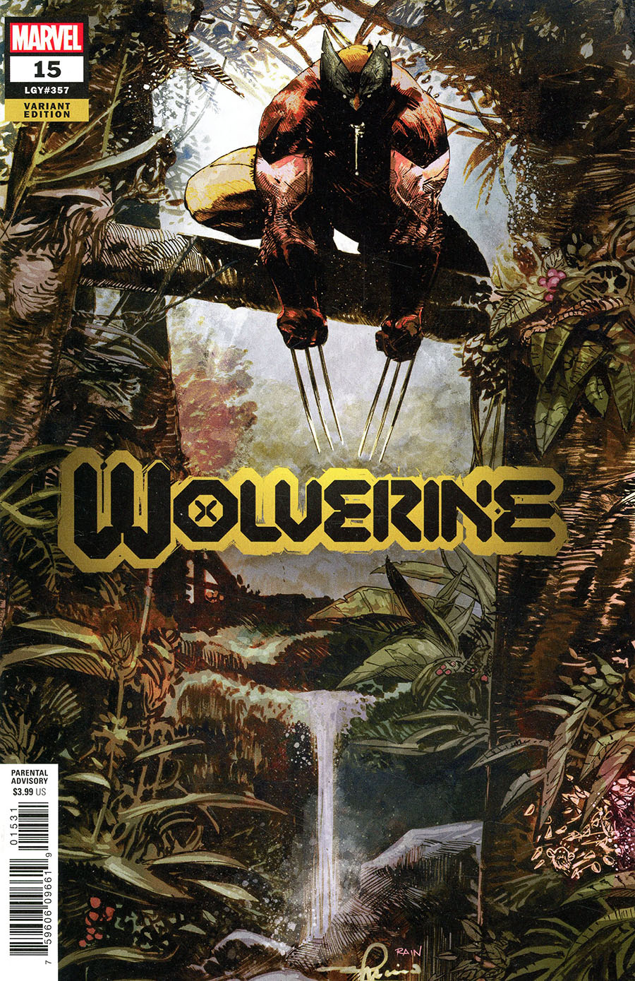 Wolverine Vol 7 #15 Cover C Incentive Gerardo Zaffino Variant Cover