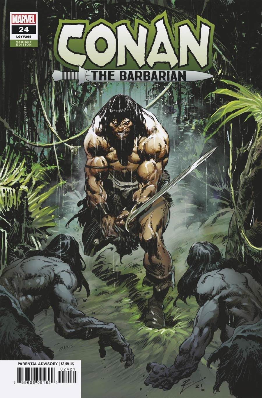 Conan The Barbarian Vol 4 #24 Cover B Incentive Roberto de La Torre Variant Cover