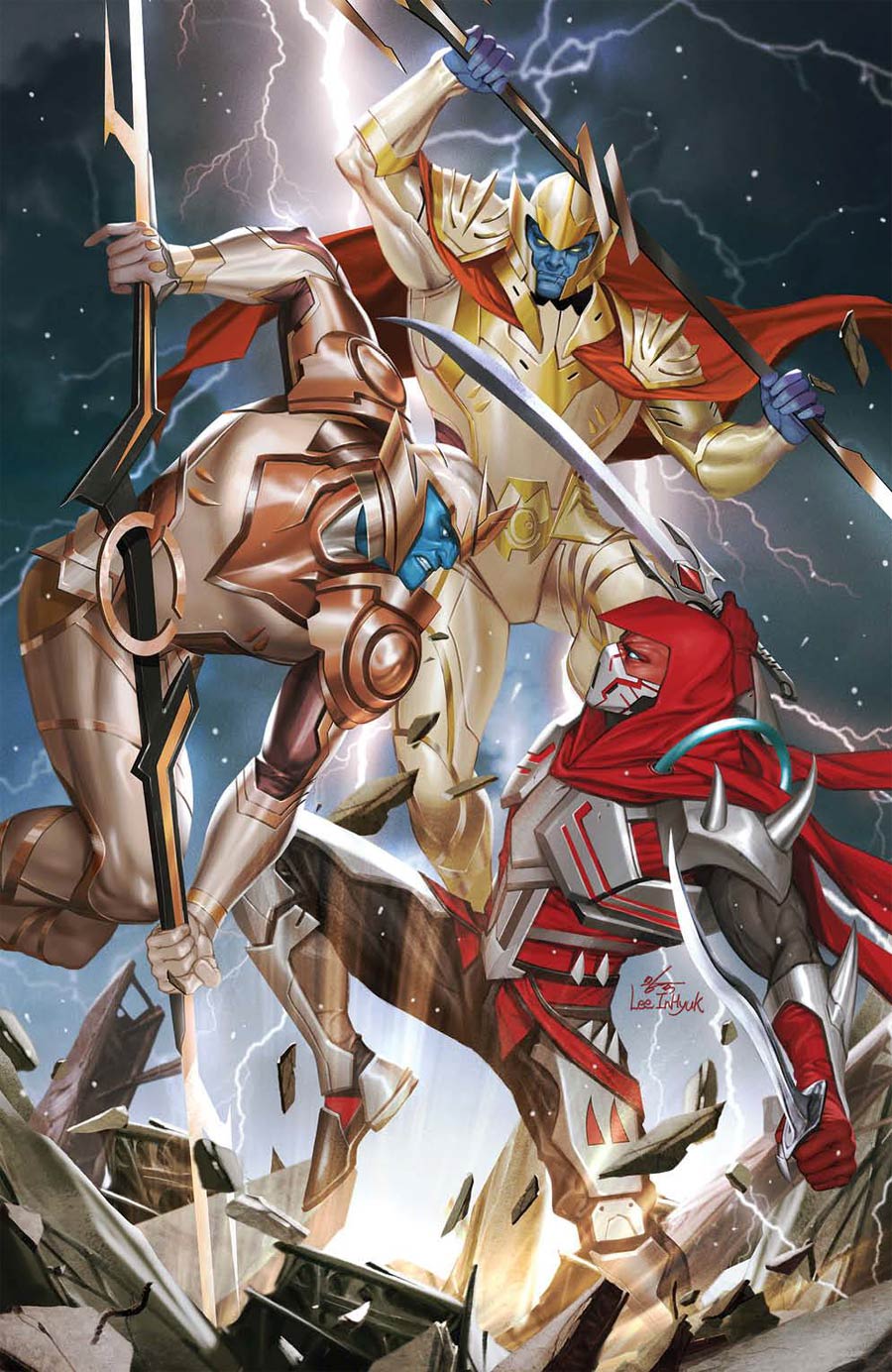 Mighty Morphin #10 Cover C Incentive Inhyuk Lee Virgin Cover
