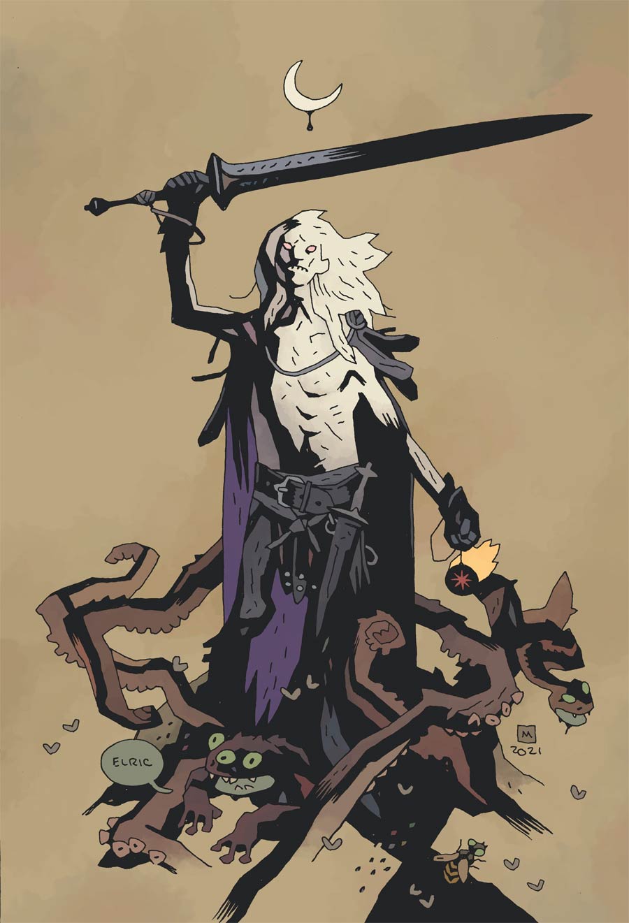 Elric Dreaming City #1 Cover E Incentive Mike Mignola Variant Cover