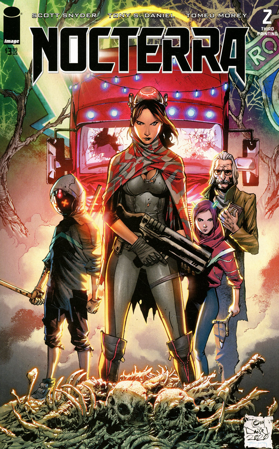 Nocterra #2 Cover H 3rd Ptg Tony S Daniel Variant Cover