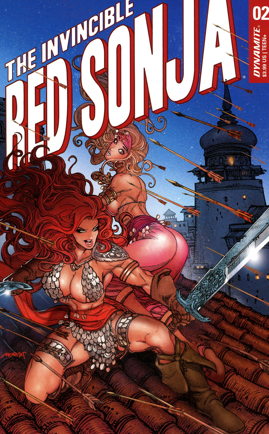 Invincible Red Sonja #2 Cover F Variant Moritat Premium Cover