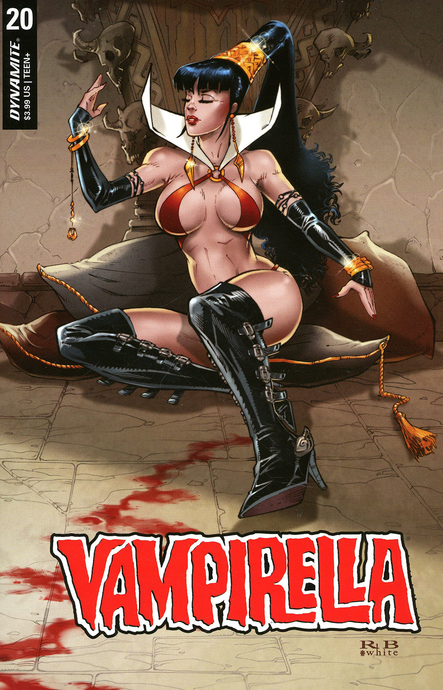 Vampirella Vol 8 #20 Cover F Variant RB White Premium Cover