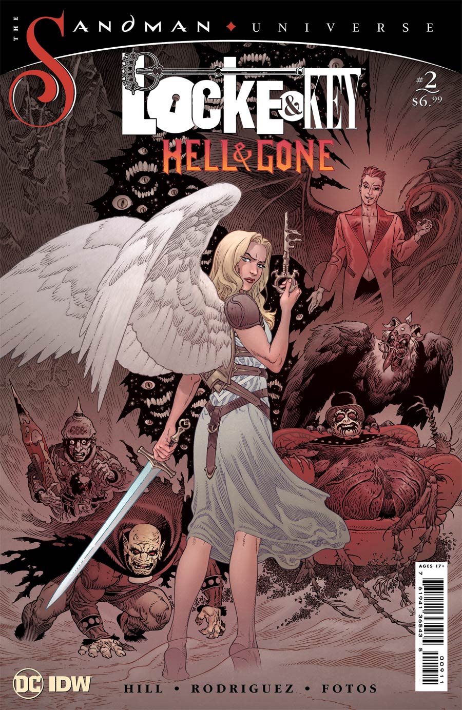 Locke & Key Sandman Hell & Gone #2 Cover A Regular Gabriel Rodriguez Cover