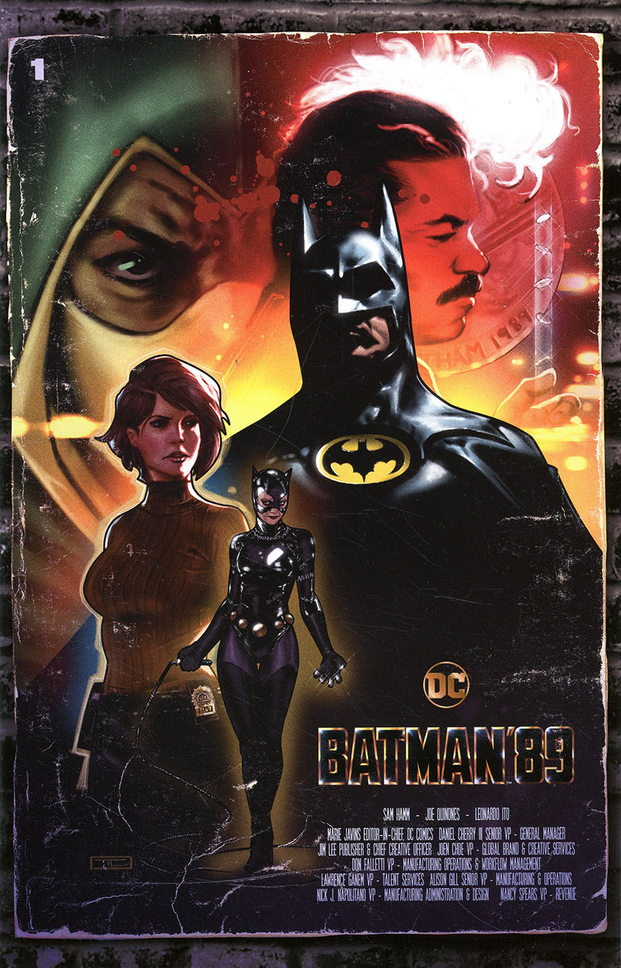 Batman 89 #1 Cover C Variant Taurin Clarke Team Card Stock Cover