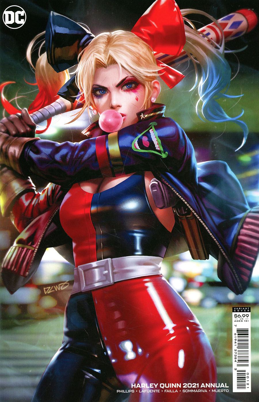 Harley Quinn Vol 4 2021 Annual #1 Cover B Variant Derrick Chew Card Stock Cover