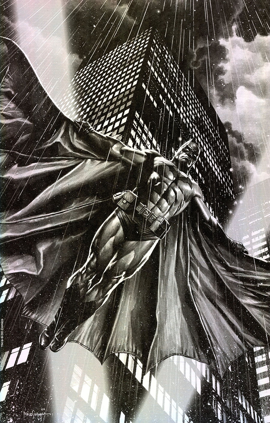 FCBD 2021 Batman Special Edition Cover C Incentive Mico Suayan Monofoil Cover (Limit 1 Per Customer)