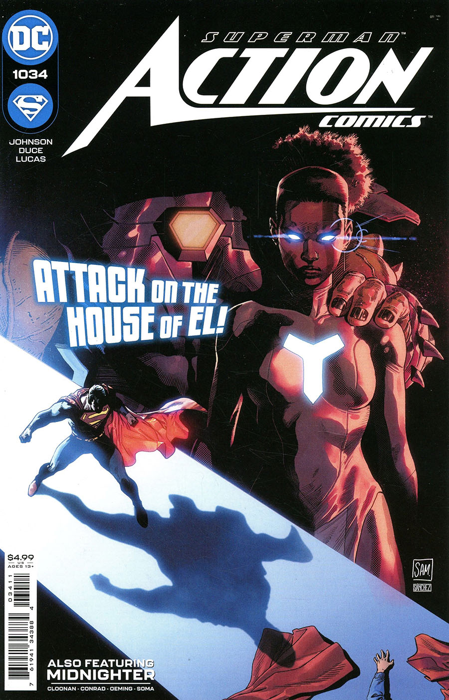Action Comics Vol 2 #1034 Cover A Regular Daniel Sampere Cover
