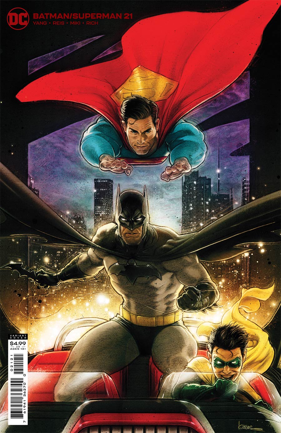 Batman Superman Vol 2 #21 Cover B Variant Kaare Andrews Card Stock Cover