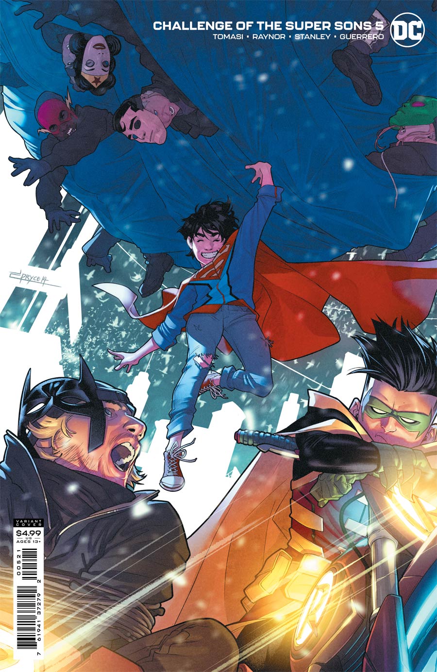 Challenge Of The Super Sons #5 Cover B Variant Jamal Campbell Card Stock Cover