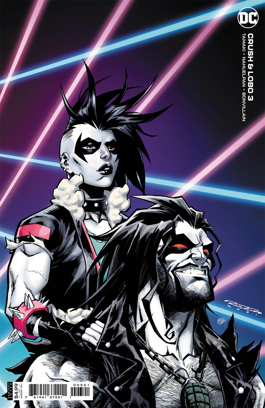Crush & Lobo #3 Cover B Variant Khary Randolph Card Stock Cover