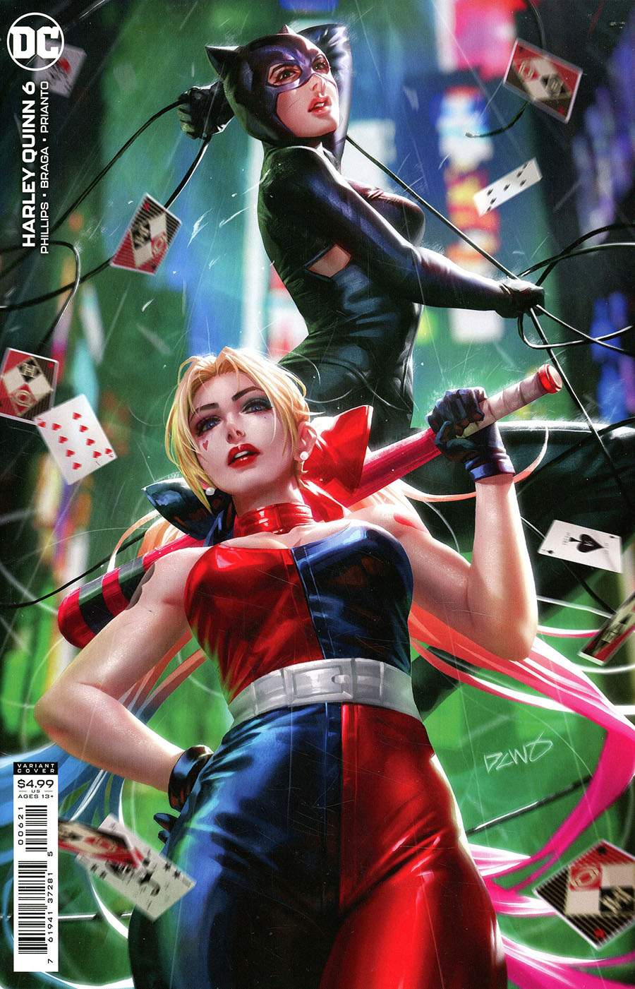 Harley Quinn Vol 4 #6 Cover B Variant Derrick Chew Card Stock Cover (Fear State Tie-In)