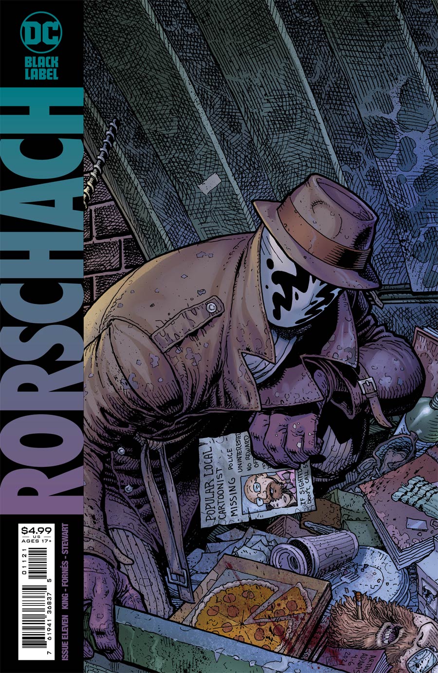 Rorschach #11 Cover B Variant Arthur Adams Cover