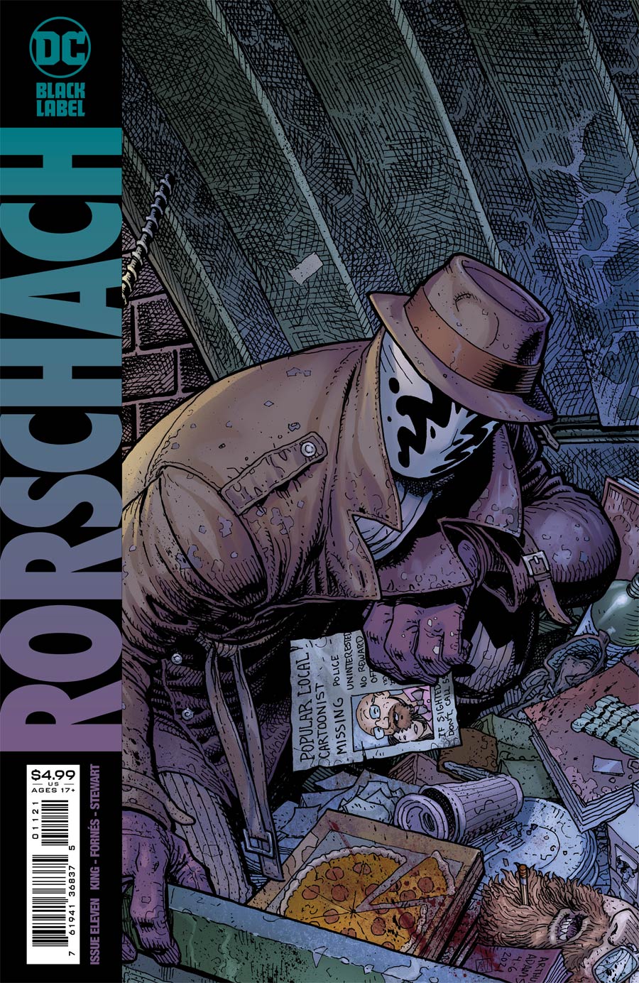 Rorschach #11 Cover B Variant Arthur Adams Cover