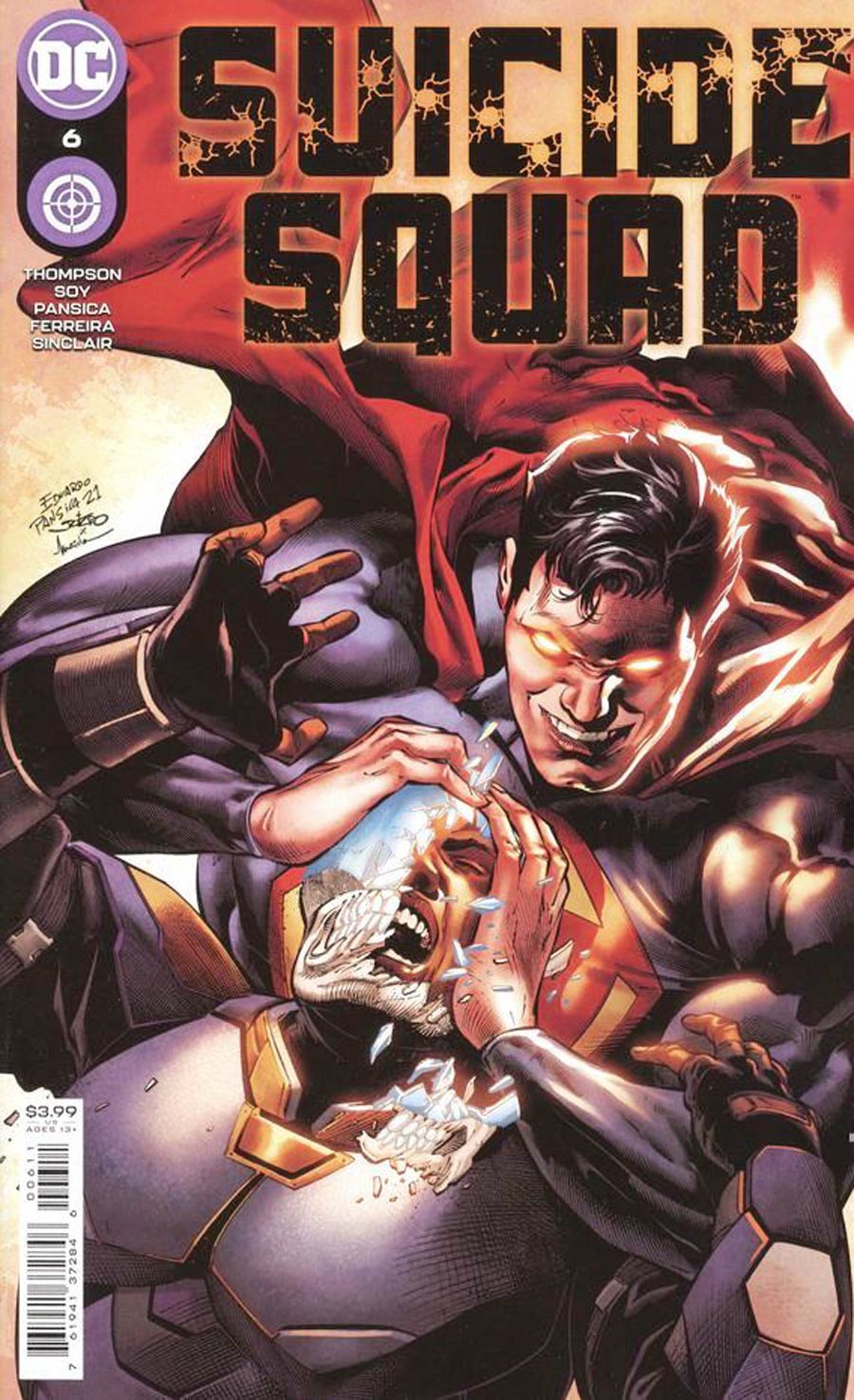 Suicide Squad Vol 6 #6 Cover A Regular Eduardo Pansica Cover