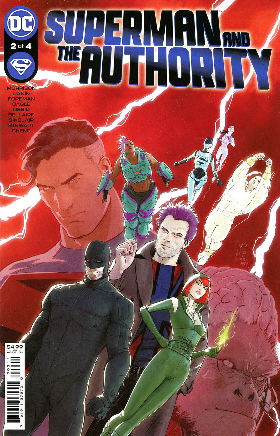 Superman And The Authority #2 Cover A Regular Mikel Janin Cover