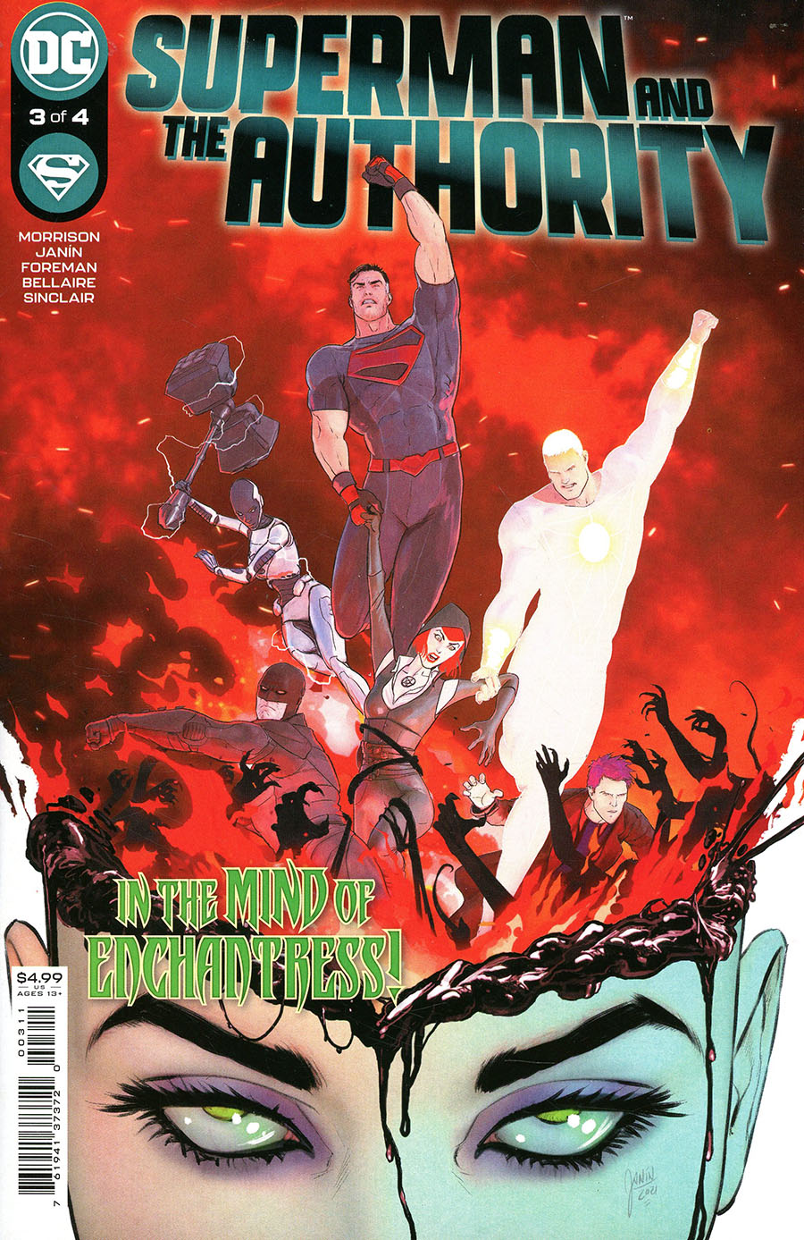 Superman And The Authority #3 Cover A Regular Mikel Janin Cover