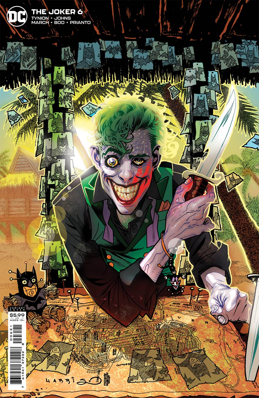 Joker Vol 2 #6 Cover B Variant Tony Harris Cover