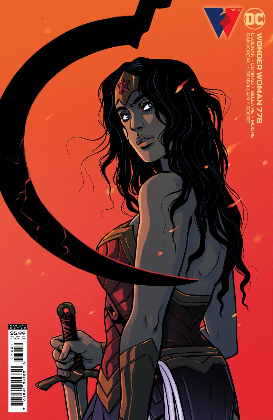 Wonder Woman Vol 5 #778 Cover B Variant Becky Cloonan Card Stock Cover