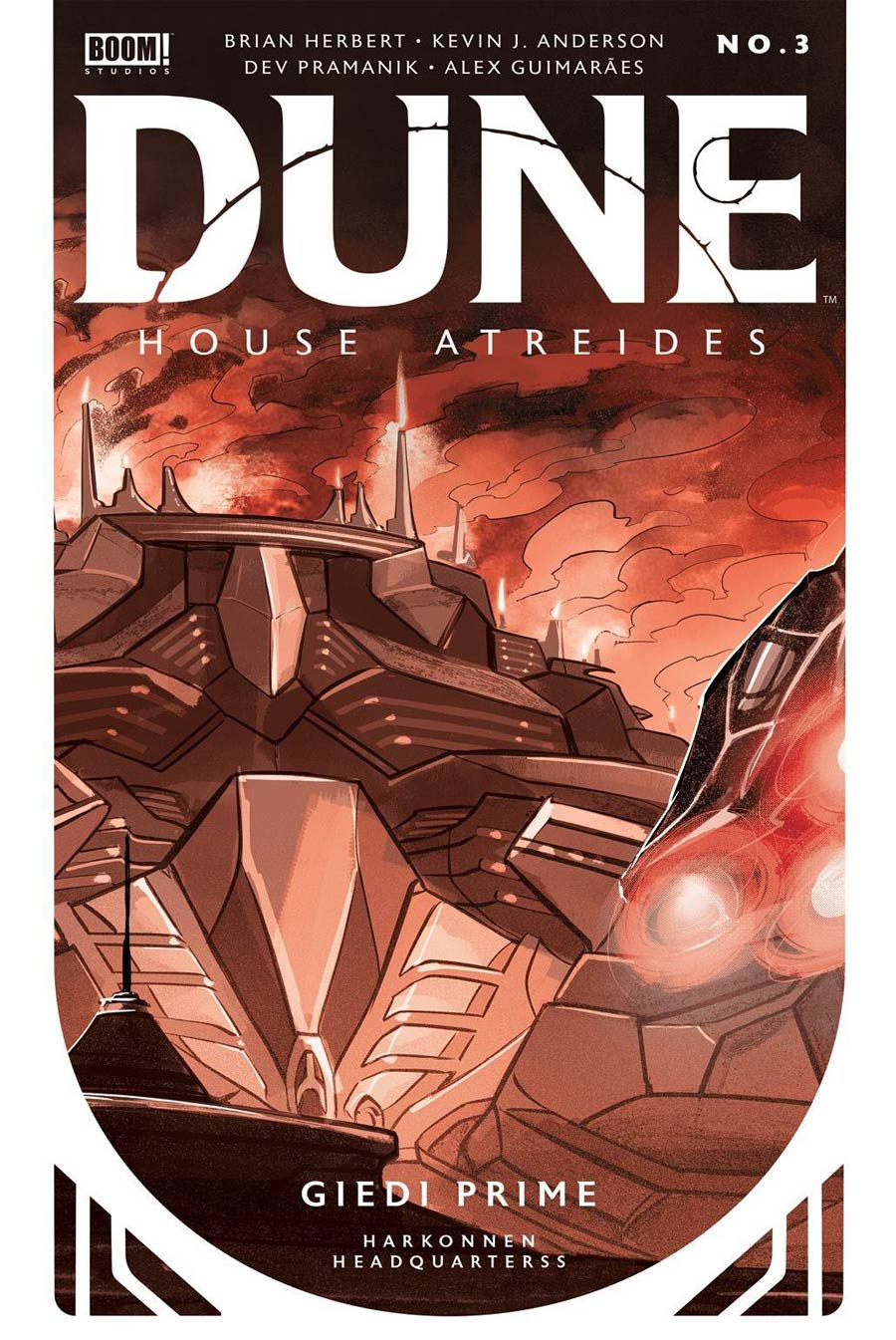 Dune House Atreides #3 Cover E 2nd Ptg Dev Pramanik Variant Cover