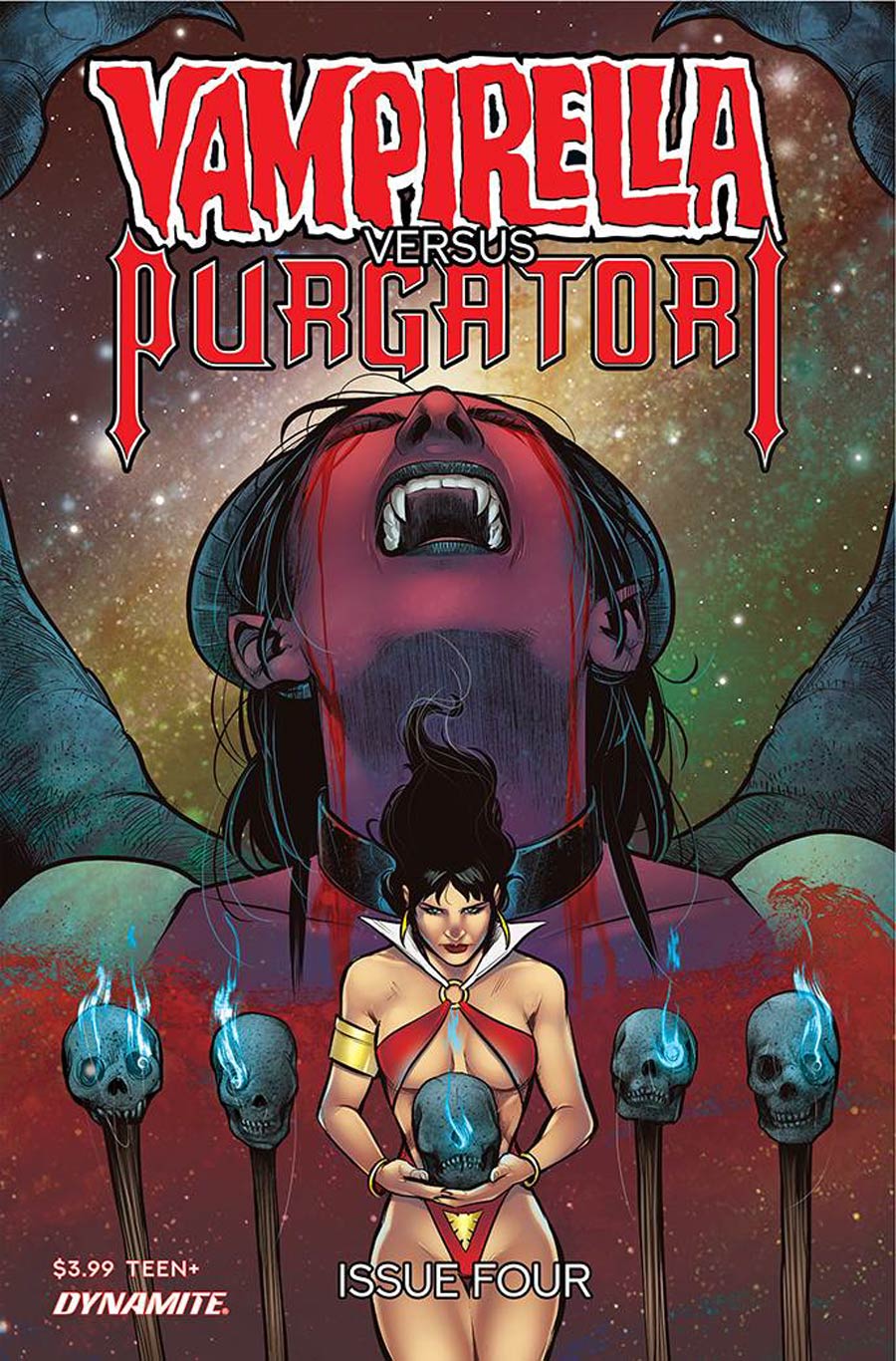 Vampirella vs Purgatori #4 Cover F Variant Alvaro Sarraseca Premium Cover