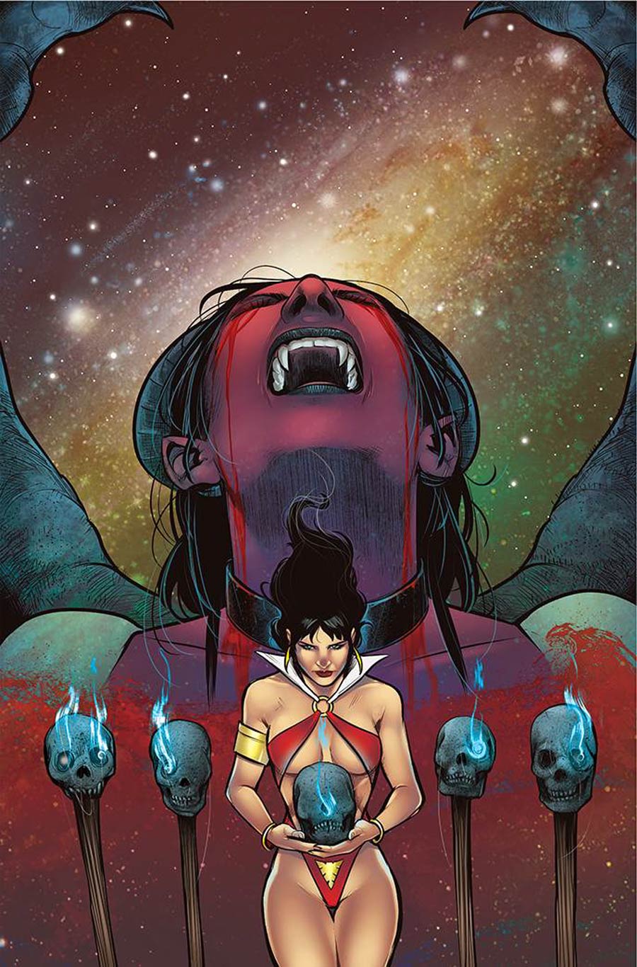 Vampirella vs Purgatori #4 Cover H Variant Alvaro Sarraseca Virgin Cover