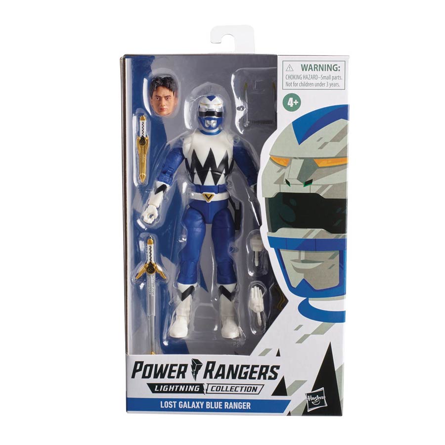 Power Rangers Lightning Series Wave 10 6-Inch Action Figure - Power Rangers Lost Galaxy Blue Ranger